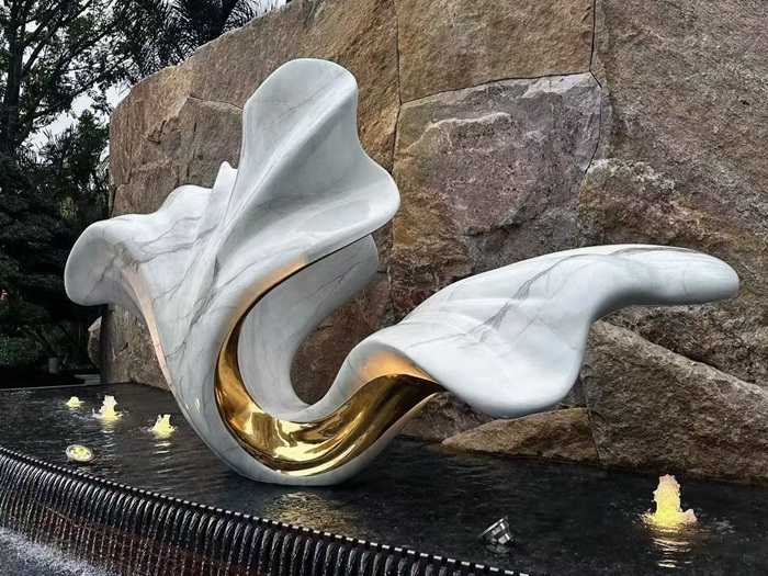 不锈钢景观雕塑 